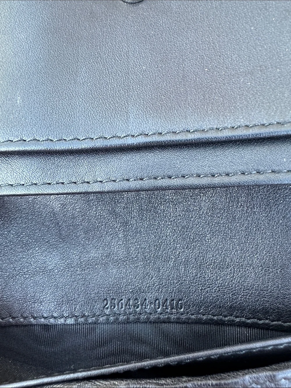 GUCCI Black Leather Long Wallet - Picture 7 of 10